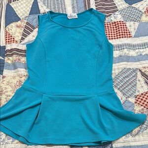Blue Sleeveless top